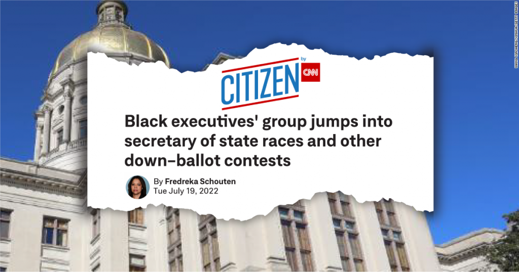 Black Executives' Group Jumps Into Secretary of State Races and Other Down-ballot Contests