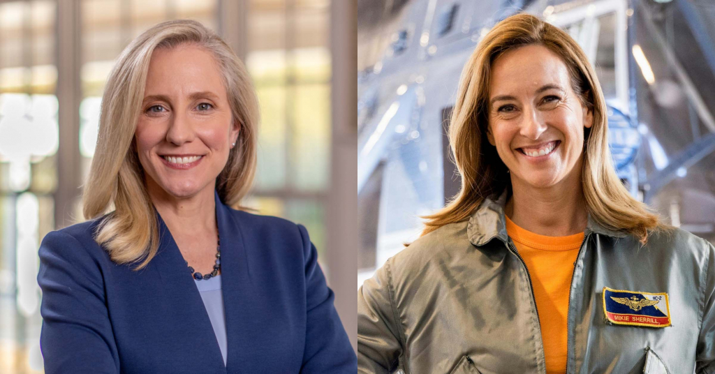 Mikie Sherrill and Abigail Spanberger